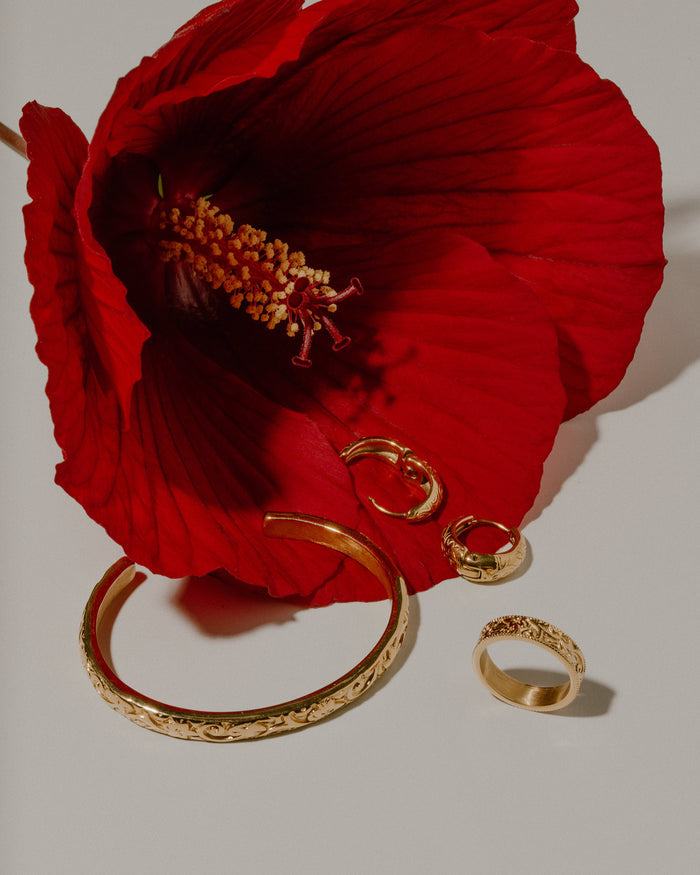 Flora ring - Frosted Petals