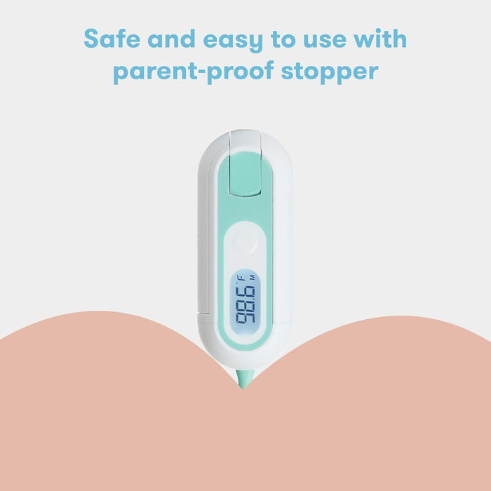 Frida Baby 3-in-1 True Temp Digital Thermometer for Fevers, Babies & Kids (Rectal, Underarm + Oral)