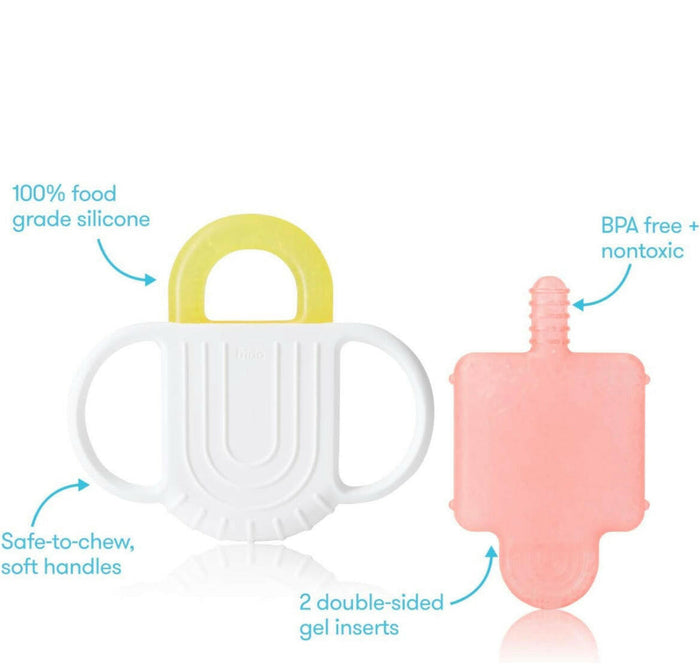 Not-Too-Cold-to-Hold BPA-Free Silicone Teether for Babies by Frida Baby.