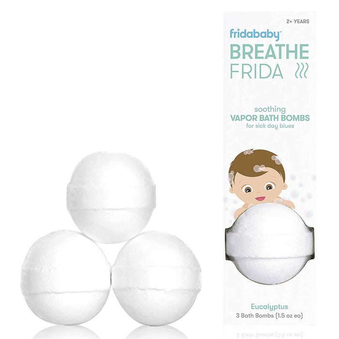 Frida Baby BreatheFrida the Natural Vapor Bath Bombs.