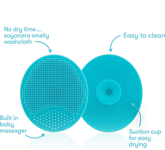 DermaFrida The SkinSoother Baby Bath Silicone Brush by Fridababy.