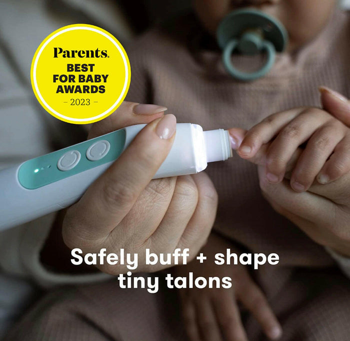 Frida Baby Electric Nail Trimmer Kit for Newborn, Toddler, LED Light, Storage Case.