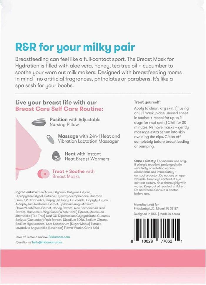 Frida Mom Breast Mask for Hydration.