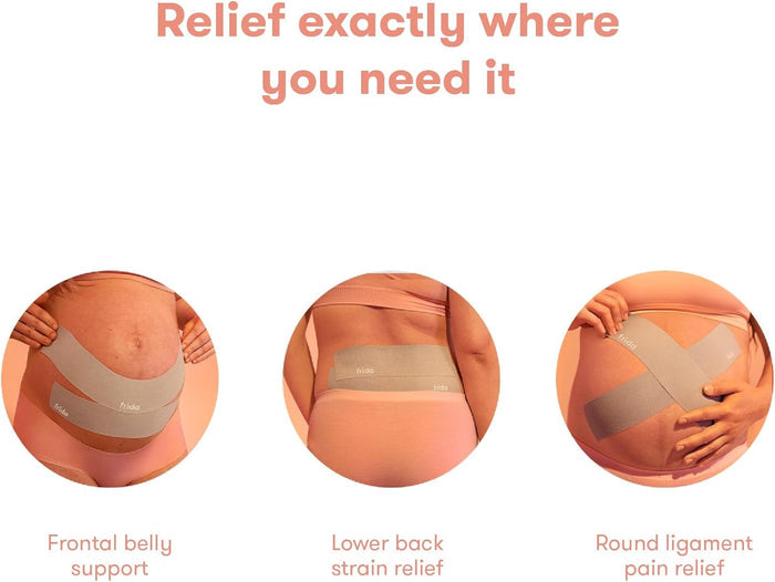 Frida Mom KT Tape Pregnancy Belly Support - 18 ft