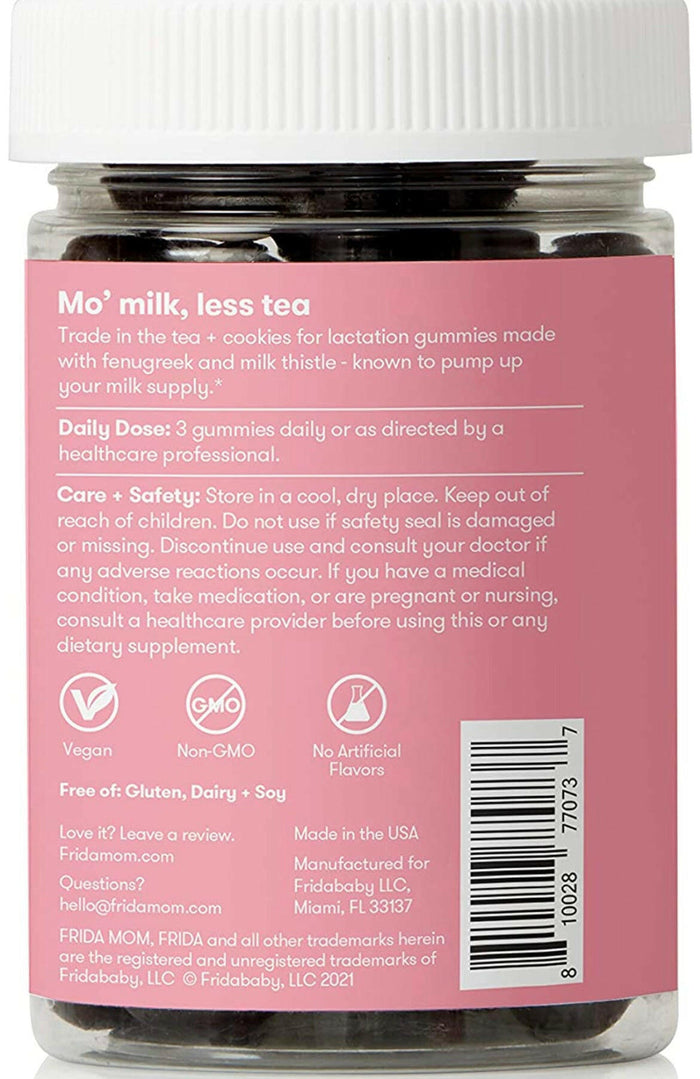 Frida Mom Postpartum Gummies for Lactation (60 Count).