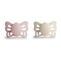 FRIGG Butterfly Anatomical Silicone Baby Pacifier Size 1 (0-6Months 2 Pack)