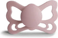 FRIGG Butterfly Anatomical Silicone Baby Pacifier Size 2 (6-18Months 1 Pack Blush)