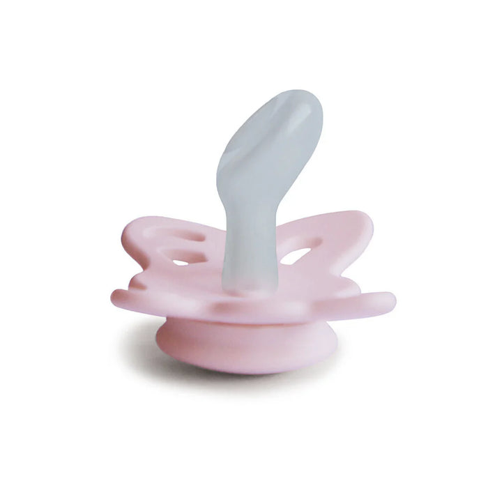 FRIGG Butterfly Anatomical Silicone Baby Pacifier Size 2 (6-18Months 2 Pack)