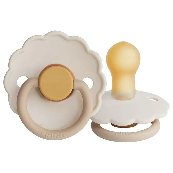 FRIGG Daisy Latex Baby Pacifier Size 1 (0-6Months 1 Pack)