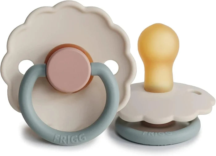 FRIGG Daisy Latex Baby Pacifier Size 1 (0-6Months 1 Pack)