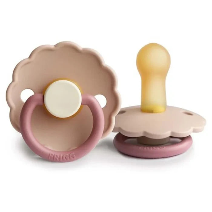 FRIGG Daisy Latex Baby Pacifier Size 1 (0-6Months 1 Pack)