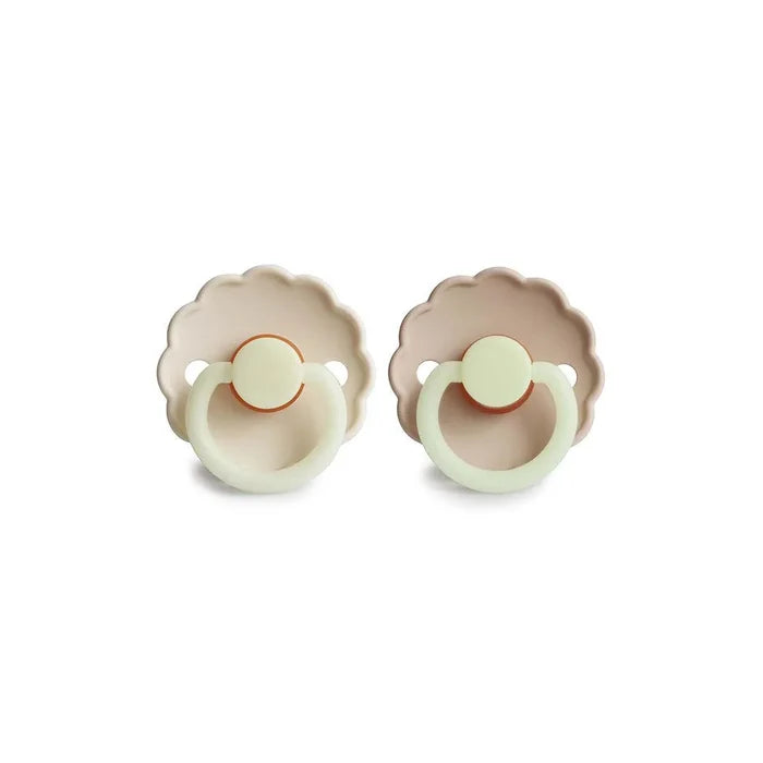 FRIGG Daisy Latex Baby Pacifier Size 1 (0-6Months 2 Pack)