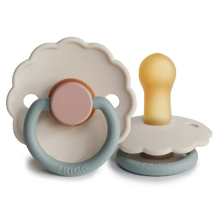 FRIGG Daisy Latex Baby Pacifier Size 2 (6-18Months 1 Pack)