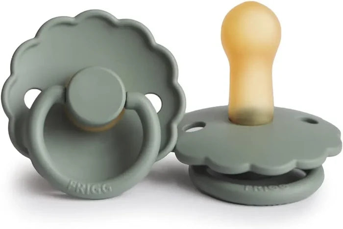 FRIGG Daisy Latex Baby Pacifier Size 2 (6-18Months 1 Pack)