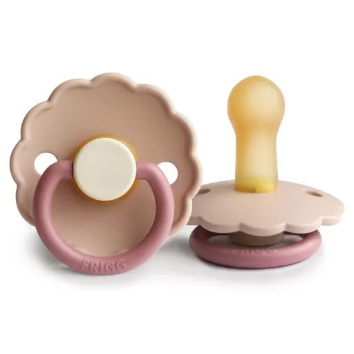 FRIGG Daisy Latex Baby Pacifier Size 2 (6-18Months 1 Pack)