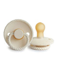 FRIGG Rope Latex Baby Pacifier Size 1 (0-6Months 1 Pack Cream)