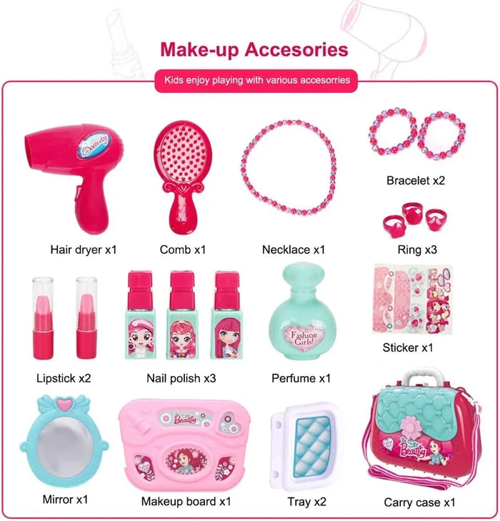 Girls Beauty Jewelry Kit Set 2 in 1 Toy