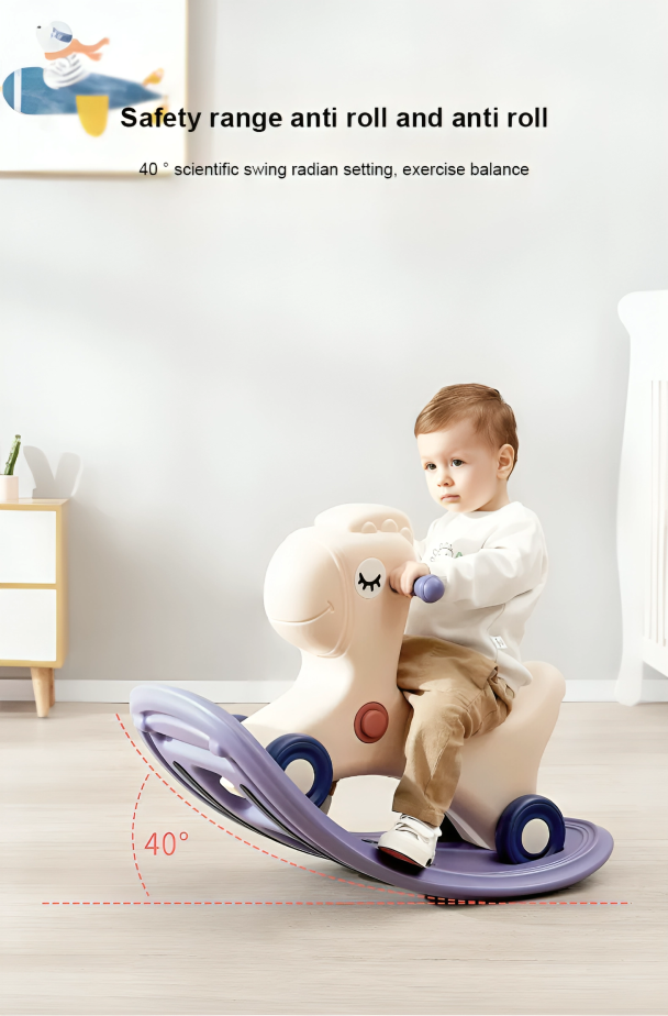 Go Sport Wheels Rocking Horse Toy (blue)