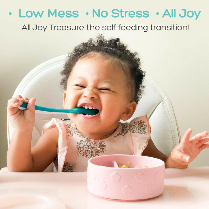 Grabease Baby Bowls Silicone Bowls for Toddler Baby Feeding Divided Bowl, Dishwasher and Sterilizer Safe