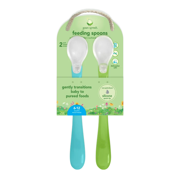 Green Sprouts Feeding Spoon - Pack of 2 (6-12 Months)