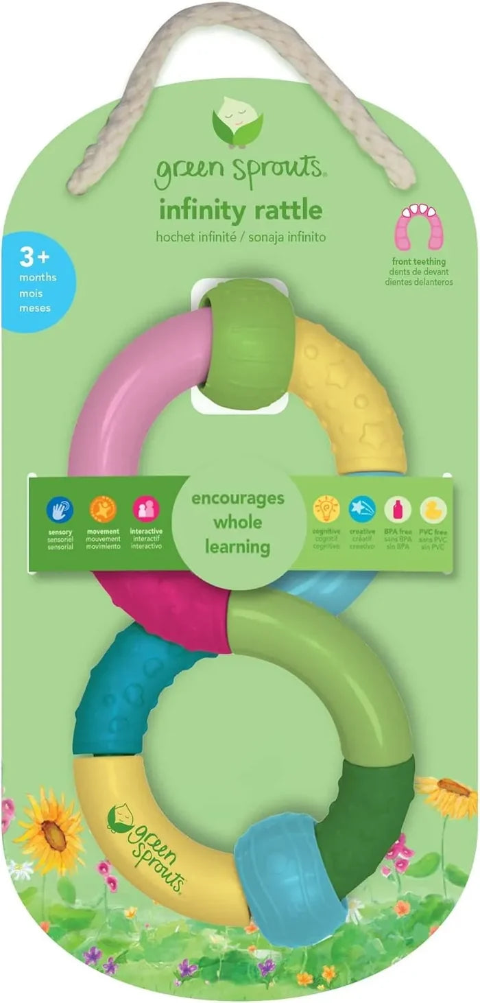 Green Sprouts Infinity Rattle Multicolor (3 Months +)