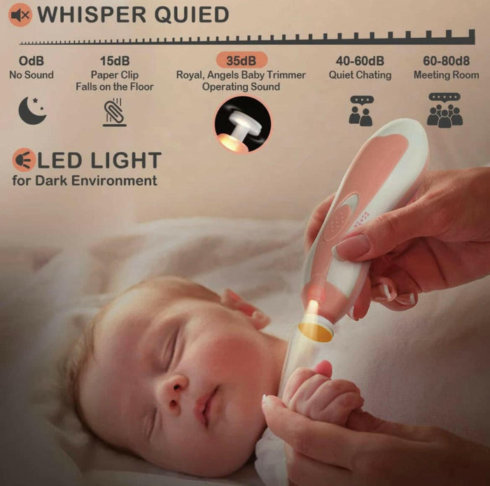 Baby Electric Nail Trimmer By Haakaa.