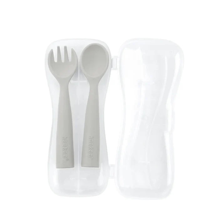 Haakaa Bendy Silicone Cutlery Set.