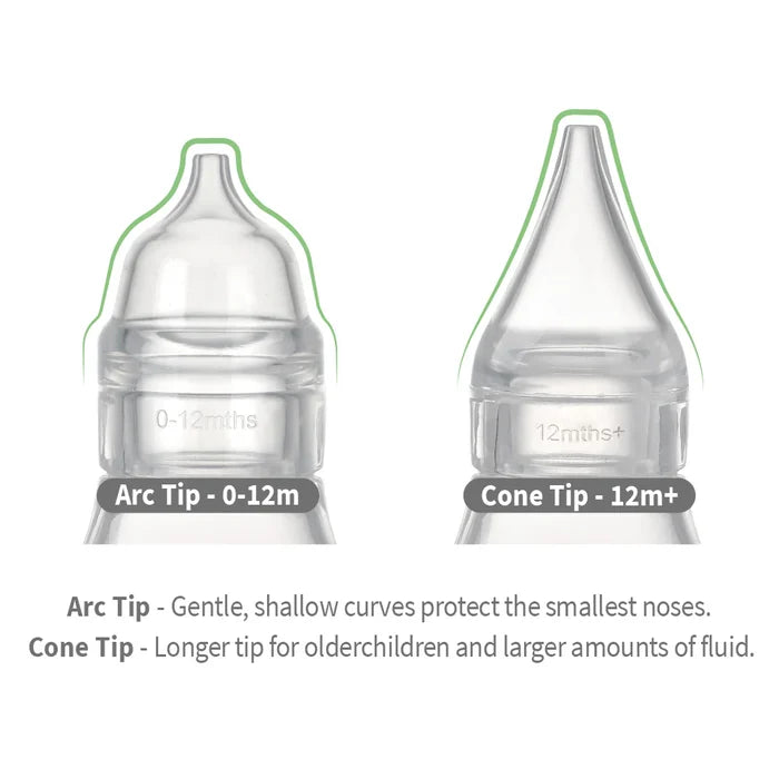 Haakaa Easy Silicone Nasal Snot Aspirator (2 Tips)