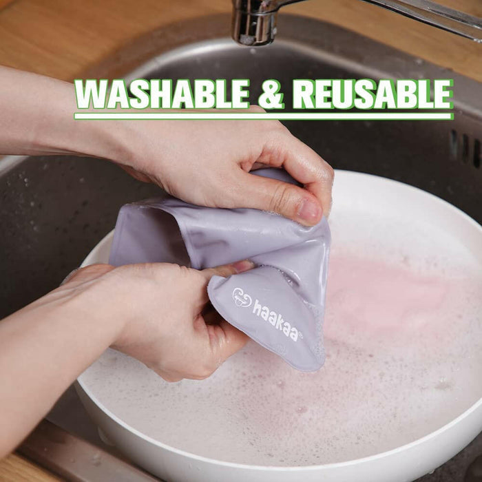 Haakaa Reusable Cooling Perineum Compression Pads - Blush.