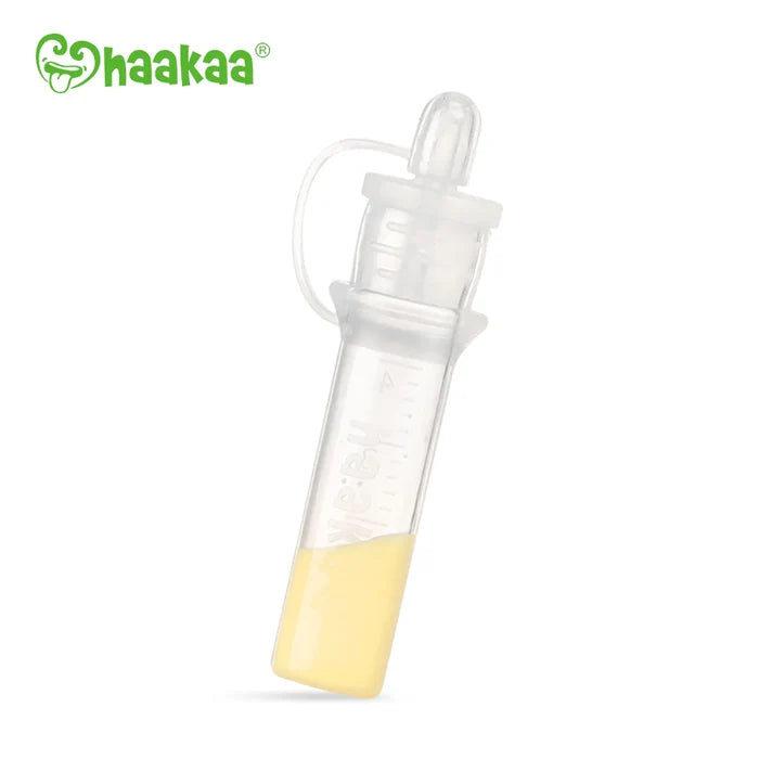Haakaa Silicone Colostrum Collector Set 4 ml, 6 PK (Pre-Sterilized).