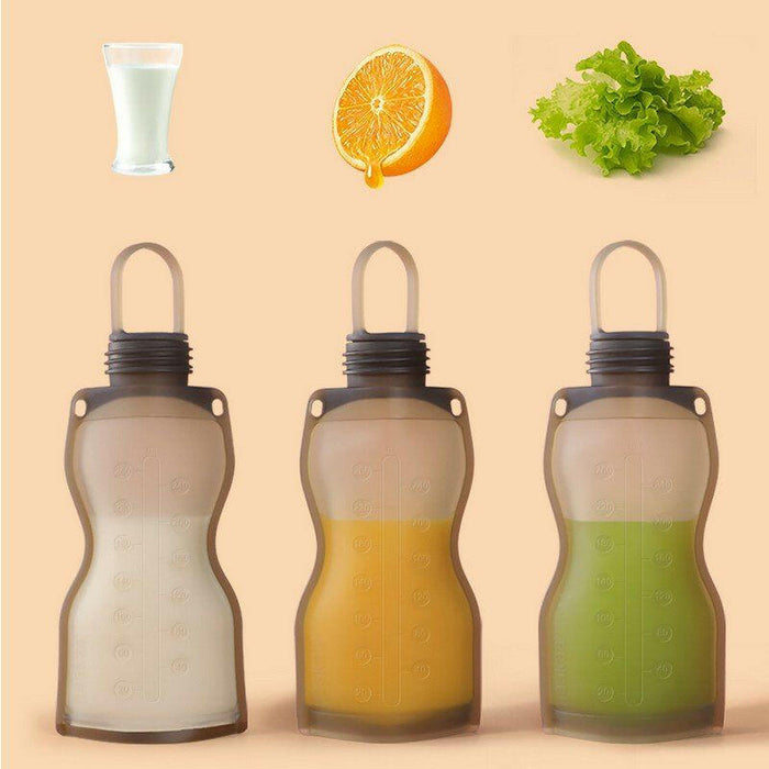 Silicone Milk Storage Bag - 260ml - 2pc By Haakaa.
