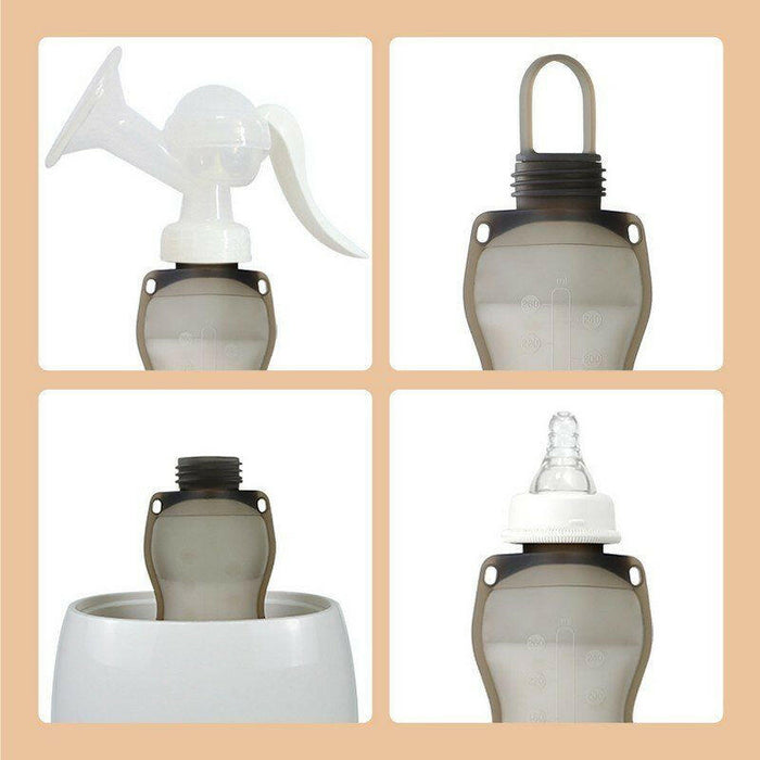 Silicone Milk Storage Bag - 260ml - 2pc By Haakaa.