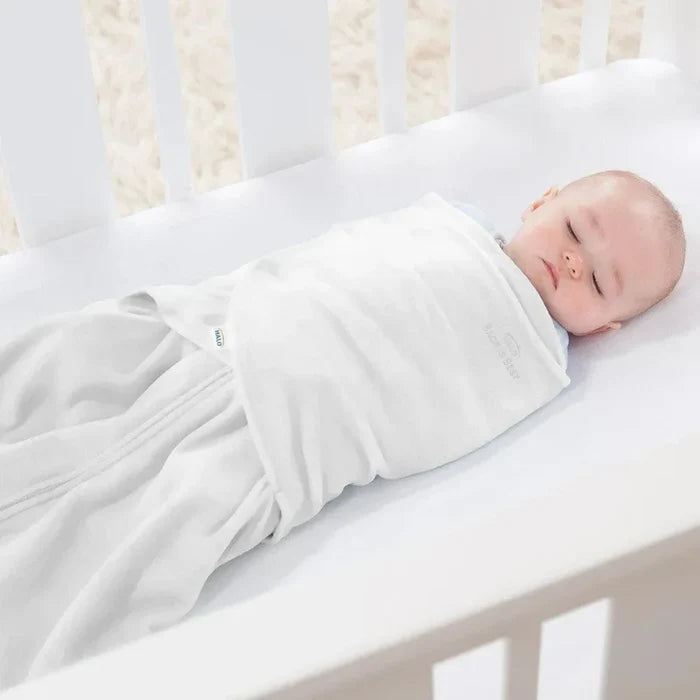 Halo SleepSack 100% Cotton Swaddle - White (1.5 TOG)