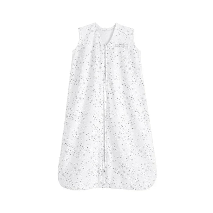 Halo SleepSack 100% Cotton Wearable Blanket - Midnight Moons Grey (0.5 TOG)