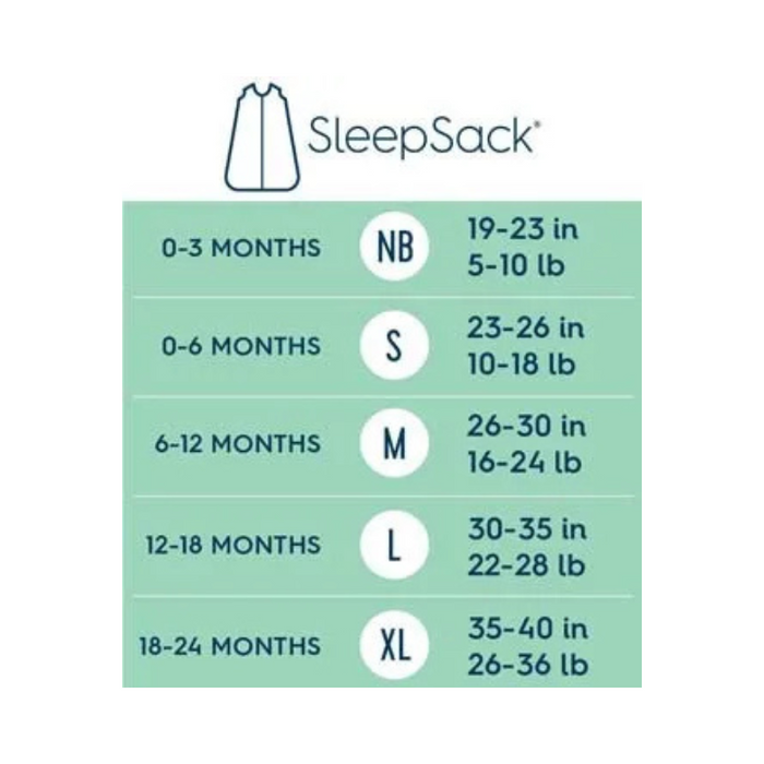 Halo SleepSack 100% Cotton Wearable Blanket - Sunshine Rainbows (0.5 TOG)