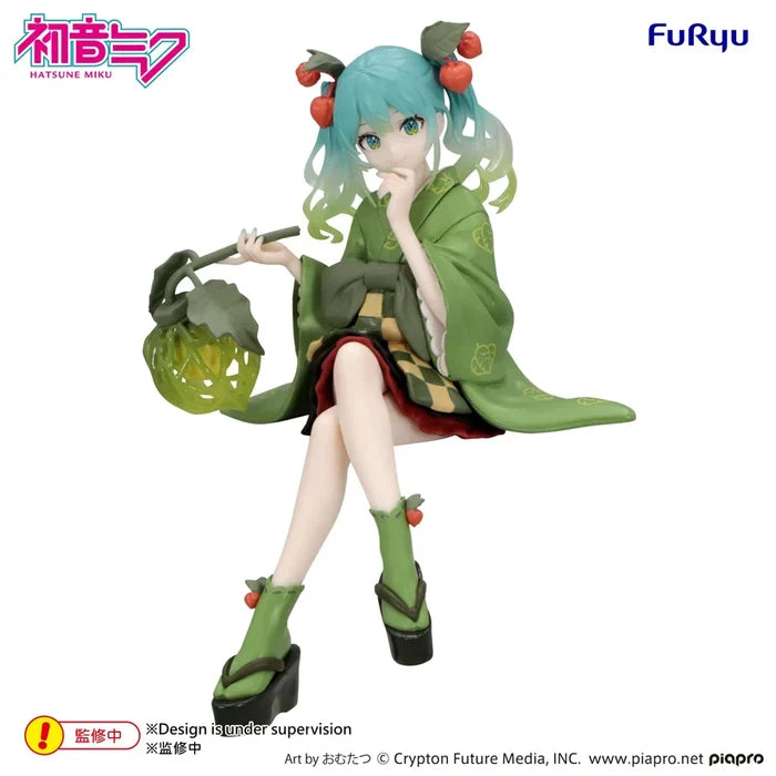 Hatsune Miku Noodle Stopper Figure -Flower Fairy Winter Cherry Green Color ver.-