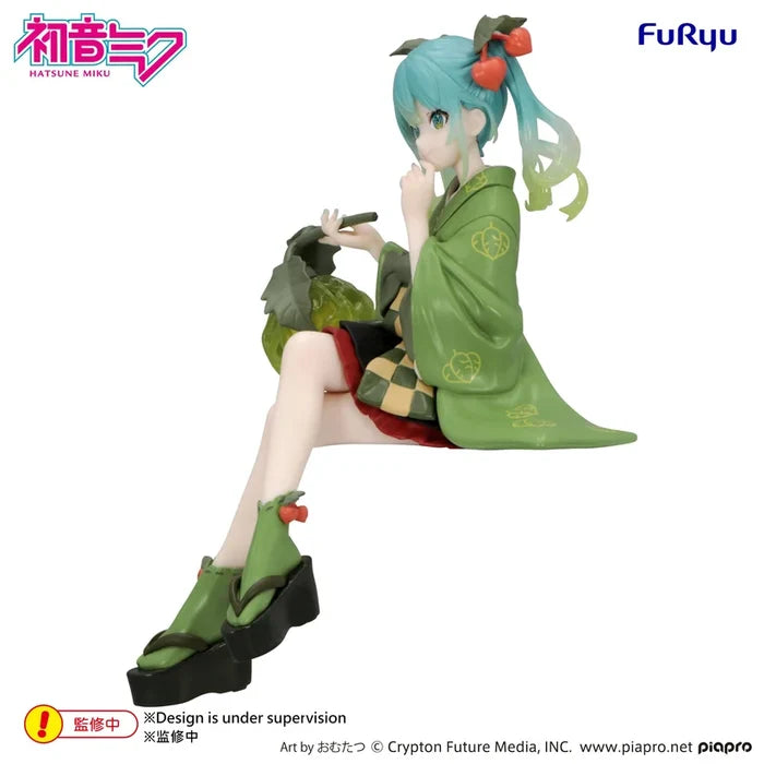 Hatsune Miku Noodle Stopper Figure -Flower Fairy Winter Cherry Green Color ver.-