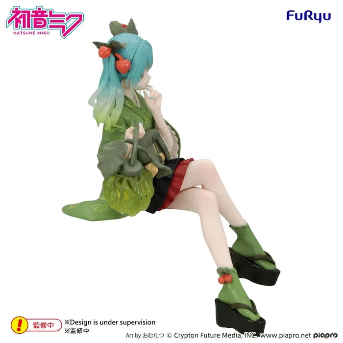 Hatsune Miku Noodle Stopper Figure -Flower Fairy Winter Cherry Green Color ver.-