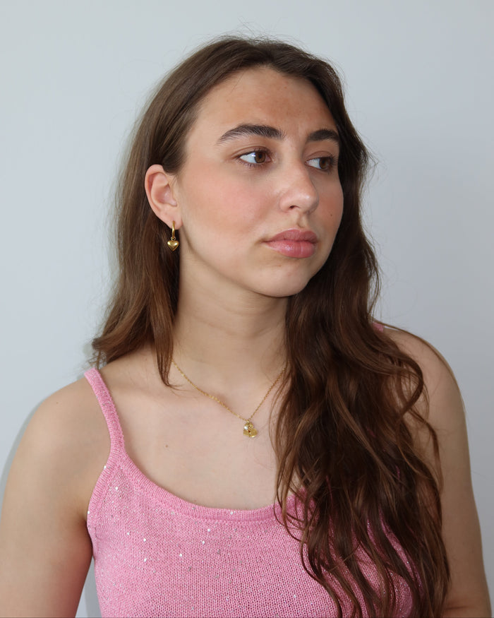 Heart charms necklace