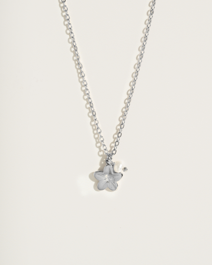 Hibiscus necklace - shell