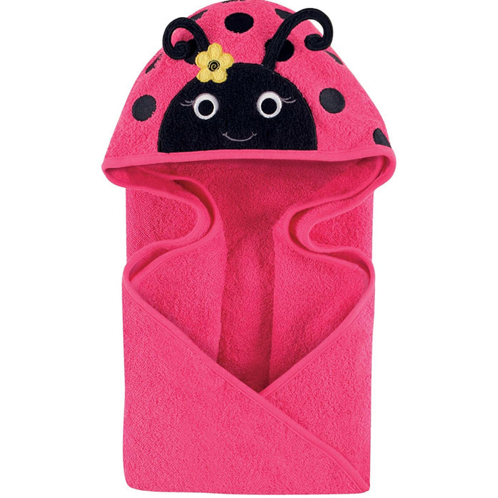 Hudson Baby Cotton Animal Face Hooded Towel.