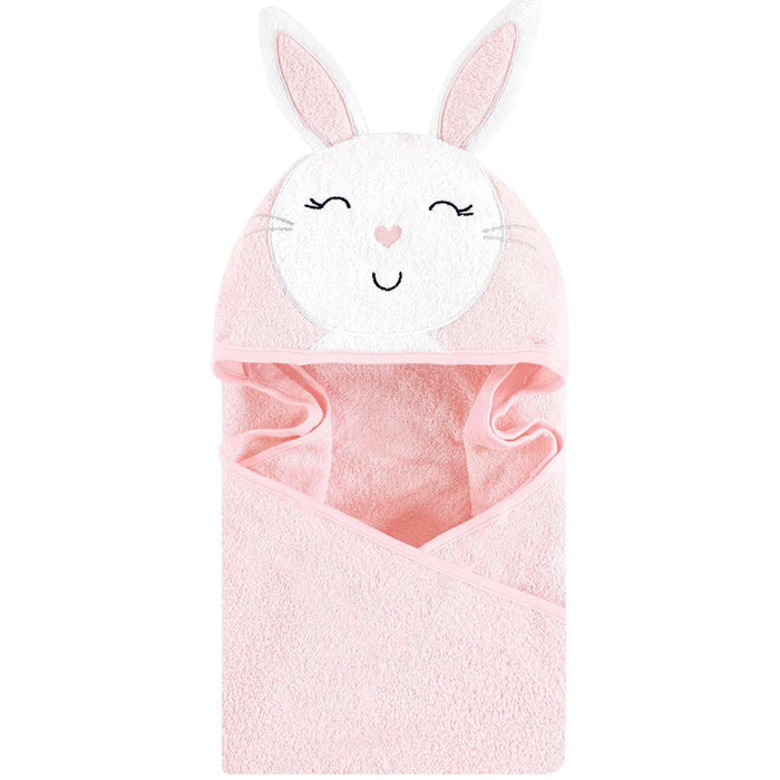 Hudson Baby Cotton Animal Face Hooded Towel.