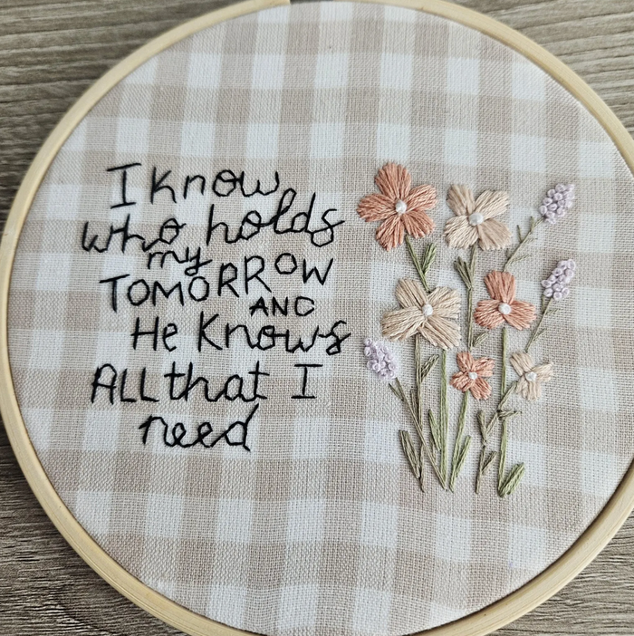 I Know who Holds Embroidery