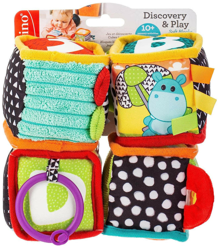 Infantino Discover and Play Soft Blocks Development Toy.