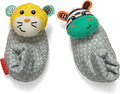 Infantino Foot Rattles - Zebra/Tiger.