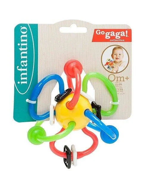Infantino Go Gaga Rattle & Teether Bendy Tubes (0M+)