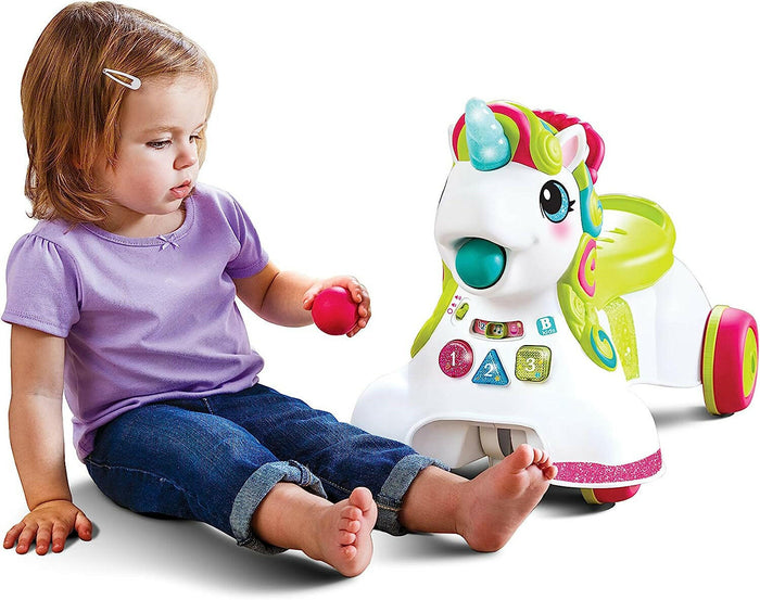 Infantino 3-In-1 Sit, Walk & Ride Unicorn.