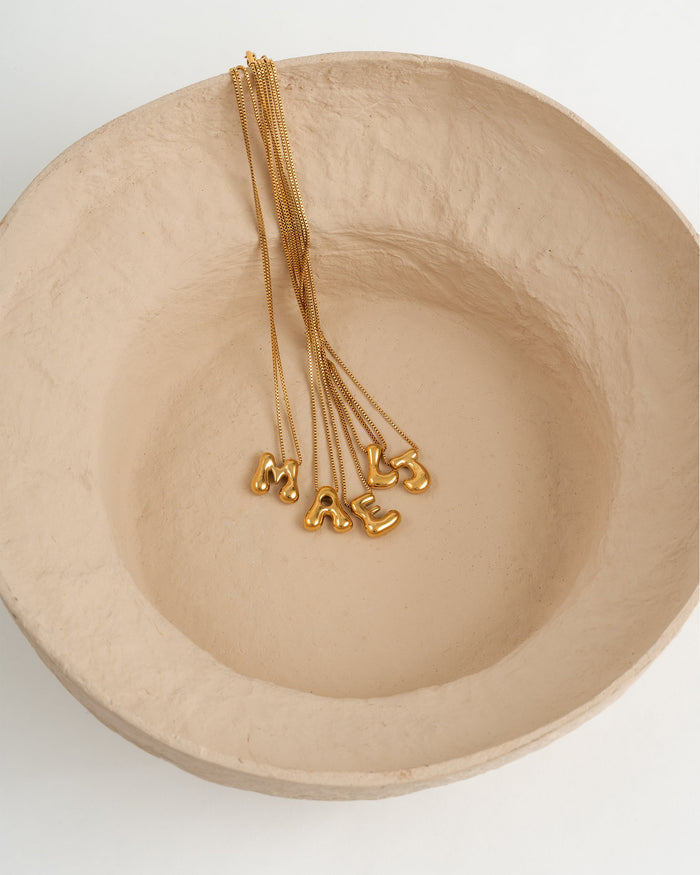 Initial necklace