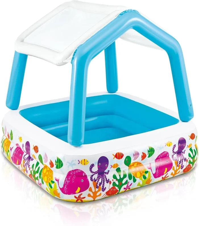 Intex Ocean Scene Inflatable Kiddie Pool (Ocean Scene)