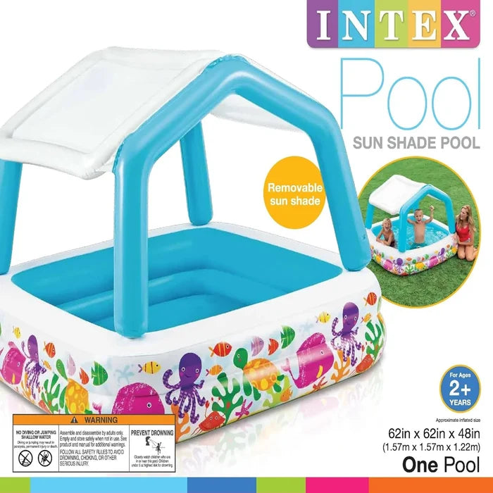 Intex Ocean Scene Inflatable Kiddie Pool (Ocean Scene)